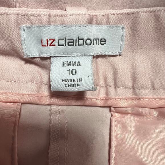 Liz Claiborne Women's Peach Emma Pants Size 10 - Picture 3 of 4